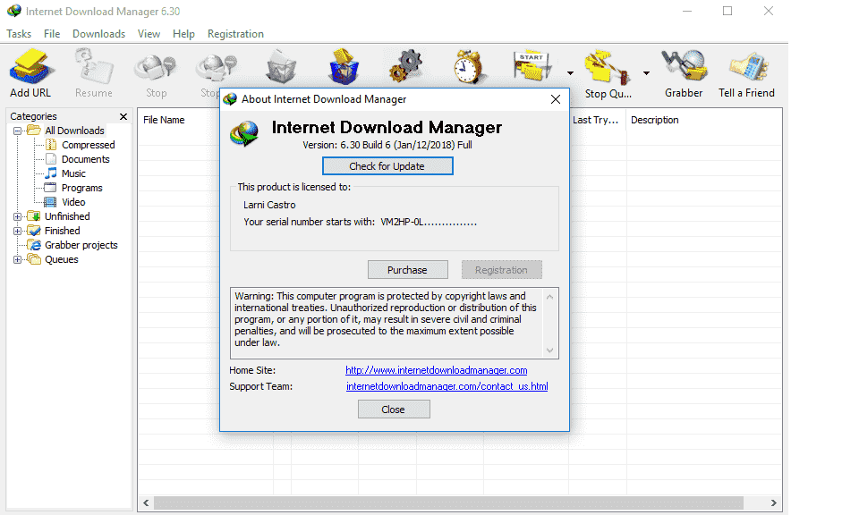 Internet Download Manager Crack 6.40 Build 5 Free Download 2022